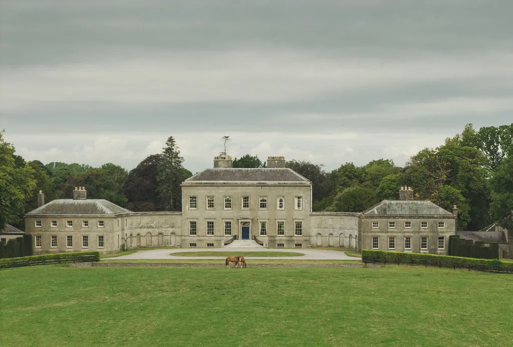 Ardbraccan Manor House across its front parkland